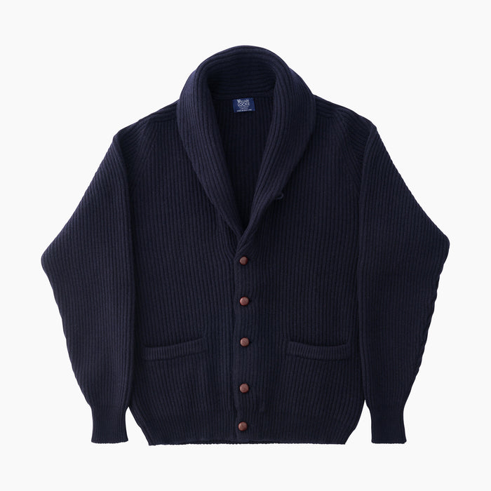 Cardigan Windsor - Lambswool - Navy