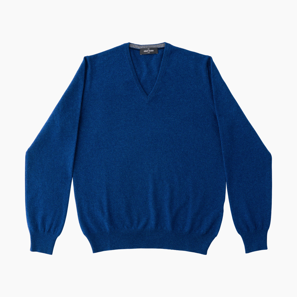 Strickwaren Gran Sasso Kaschmir Pullover Herren V-Pullover