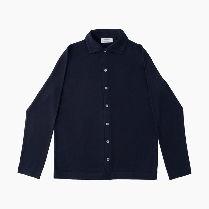 Hemd - Virgin Wool - Navy