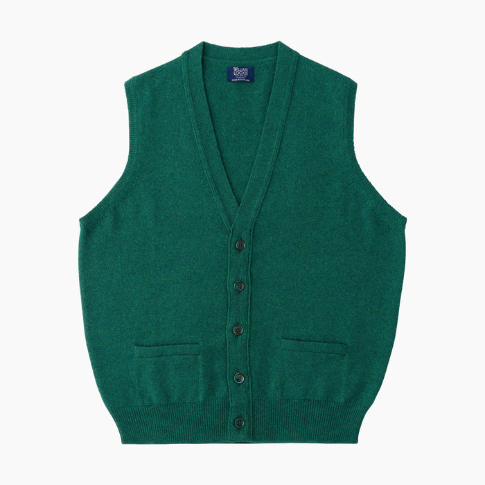 Gilet - Geelong Lambswool - Grün