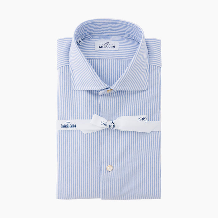 Hemd - Oxford Cotton - Hellblau & Weiß