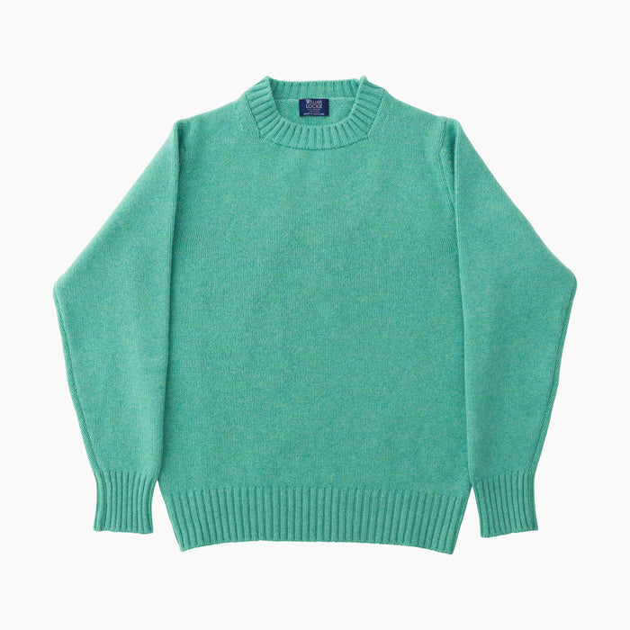 O-Pullover - 4 ply Lambswool - Mint